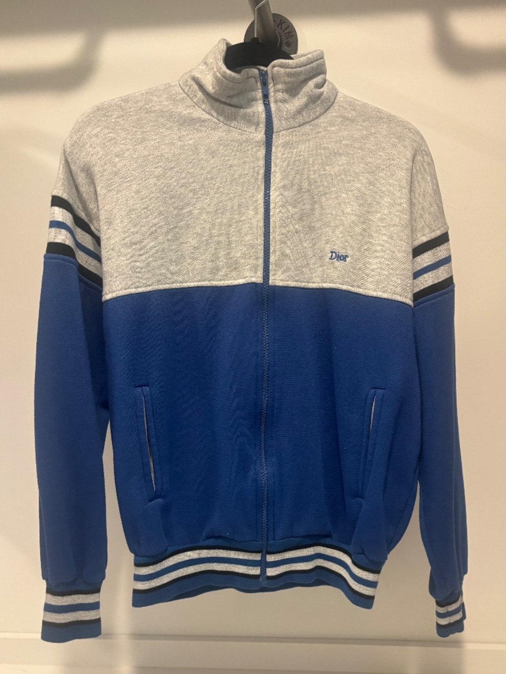 Christian Dior vintage long sleeve zip up sweatshirt, Size M